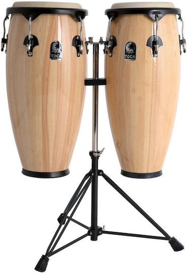 Toca Percussion Synergy Series Conga Set Double Stand Tobacco 10" + 11" Σετ