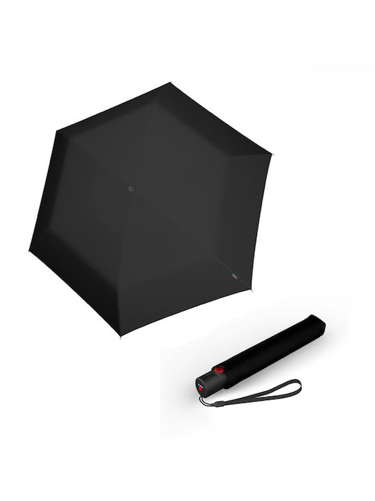 Knirps U.200 Ultra Light Slim Regenschirm Kompakt Schwarz