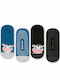 Steven Non-slip Kids' Ankle Socks Blue 2 Pairs