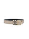 Leather Lab Leather Women's Belt Gold