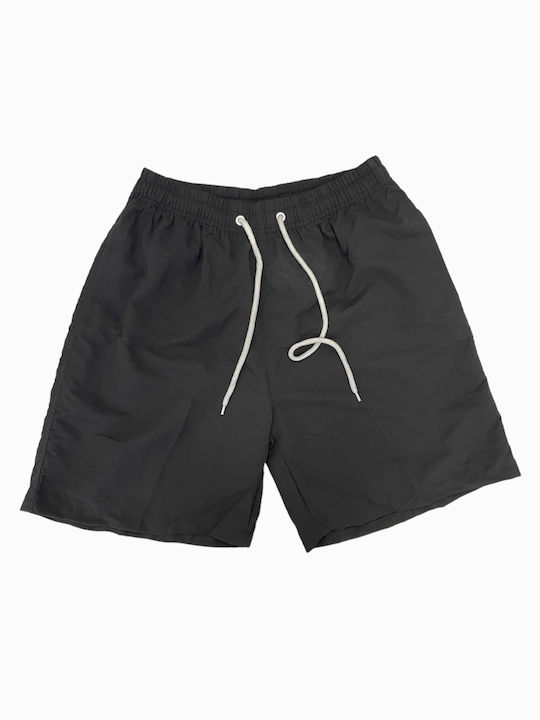 Beyounger Herren Badehose Schwarz Monochrom