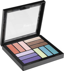 Bellaoggi Trend Up Warm Iconic Eye Shadow Palette with Pressed Powder Eye Shadows Bellaoggi Trend Up Warm Iconic Eye Shadow Palette with Pressed Powder Eye Shadows