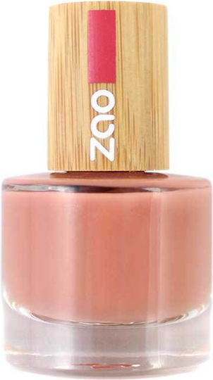Zao Organic Makeup Gloss Nail Polish 669 Bohemian Orange 8ml