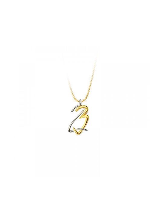 Necklace Talisman from Gold Plated Silver