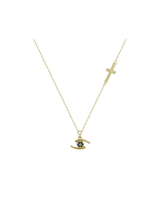 Necklace Eye from Gold 14K