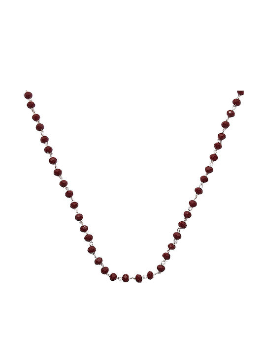 Fhs Jewlery Колиета Розариум от Златна Стомана