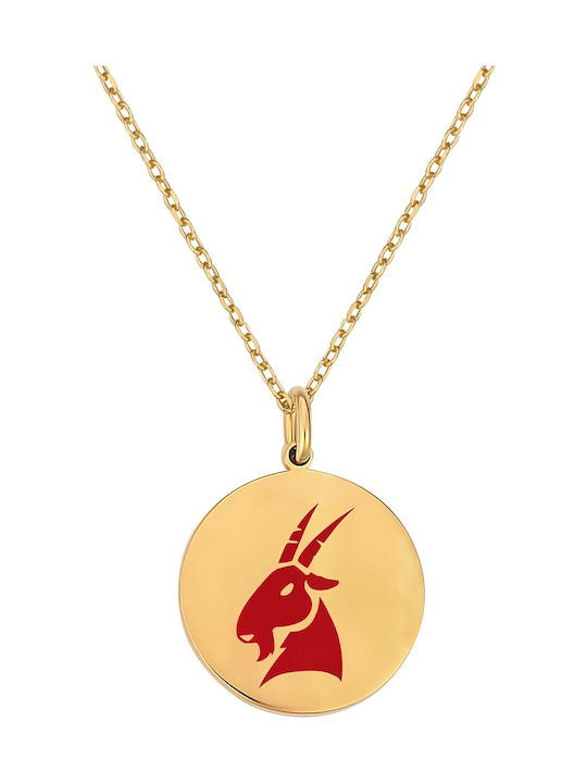 Necklace Zodiac Sign Gold Plated