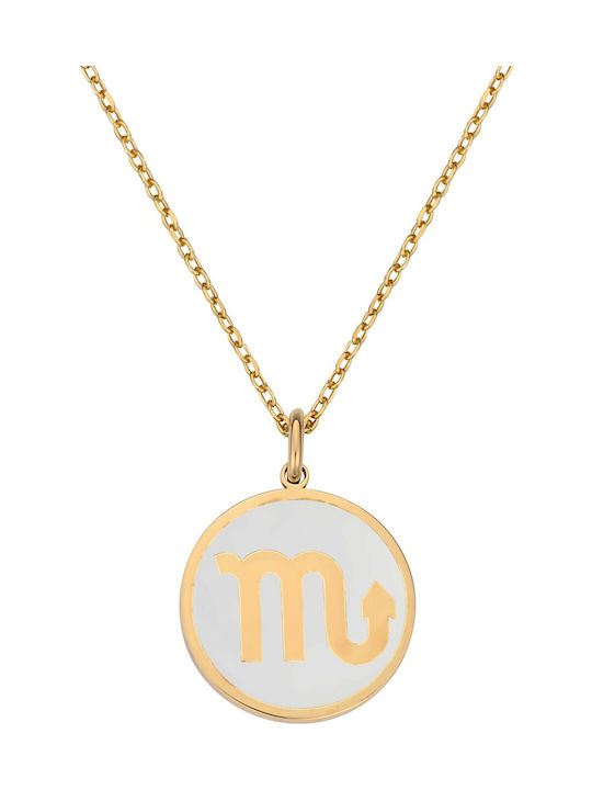 Necklace Zodiac Sign Gold Plated