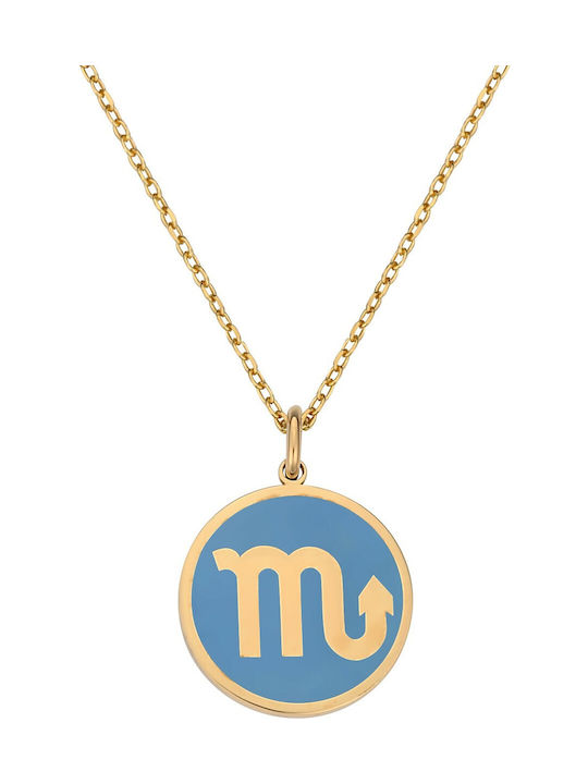 Necklace Zodiac Sign Gold Plated