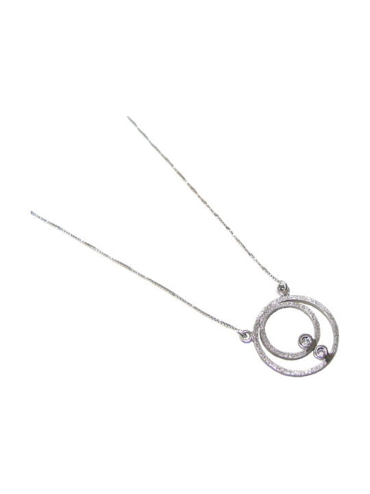 Necklace from White Gold 14K