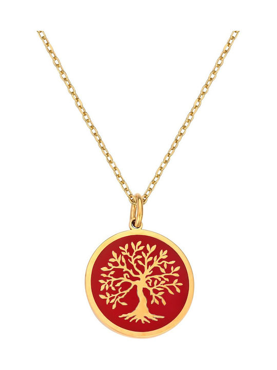 Necklace Tree from Gold Plated Silver