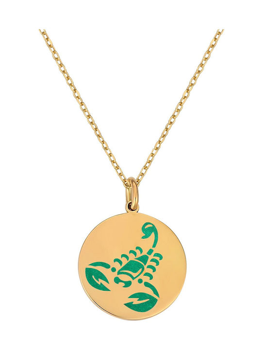 Necklace Zodiac Sign Gold Plated