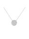 Necklace from White Gold 14K