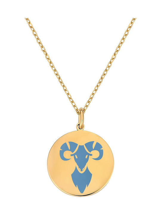 Necklace Zodiac Sign Gold Plated