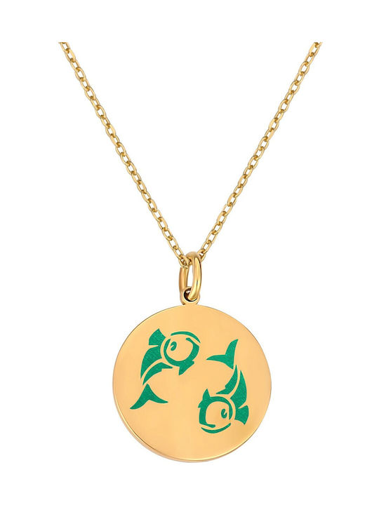 Necklace Zodiac Sign Gold Plated