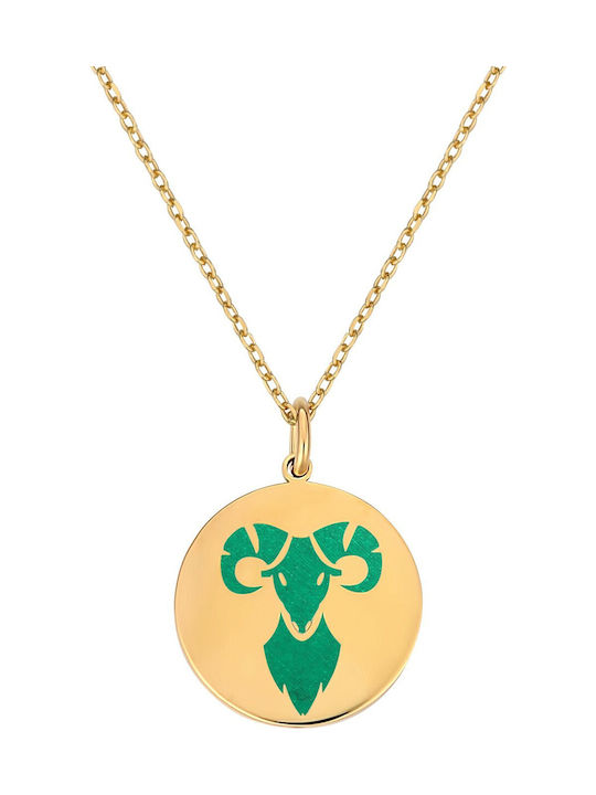 Necklace Zodiac Sign Gold Plated