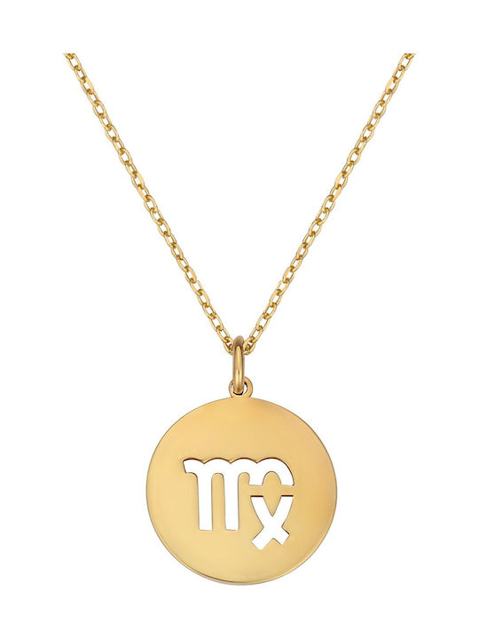 Necklace Zodiac Sign Gold Plated