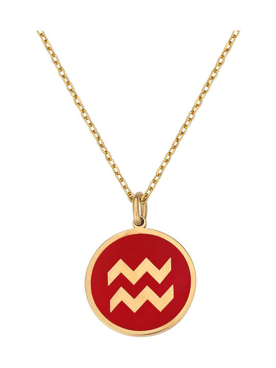 Necklace Zodiac Sign Gold Plated