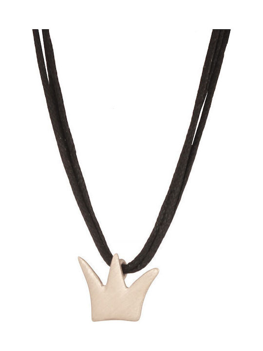 Abadianakis Charm mit Design Tiara aus Silber