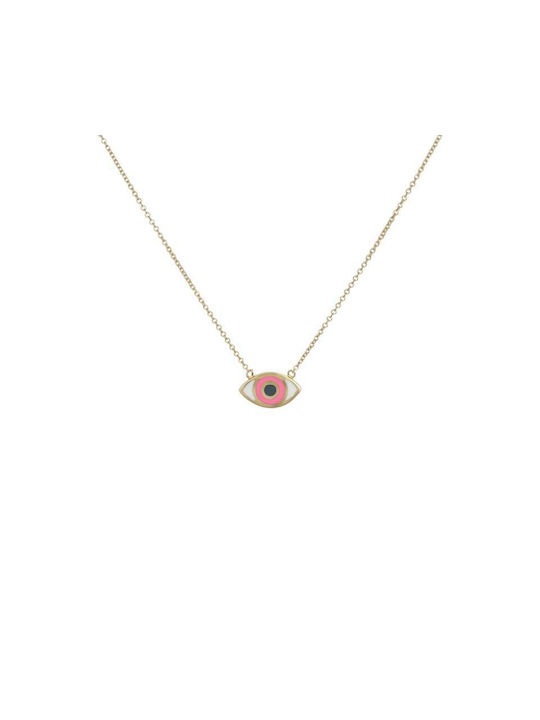 Necklace Eye from Gold 9 K