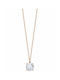 Petra Necklace with Pink Gold Plating with Zircon