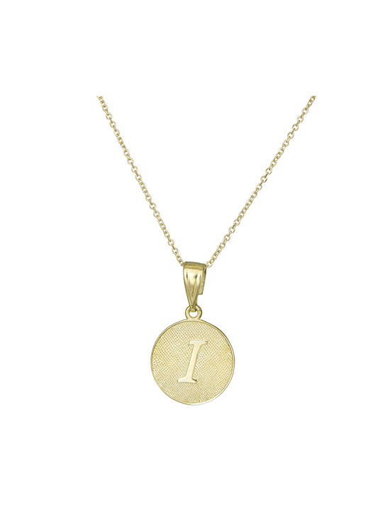 Halskette Monogramm aus Gold 14K