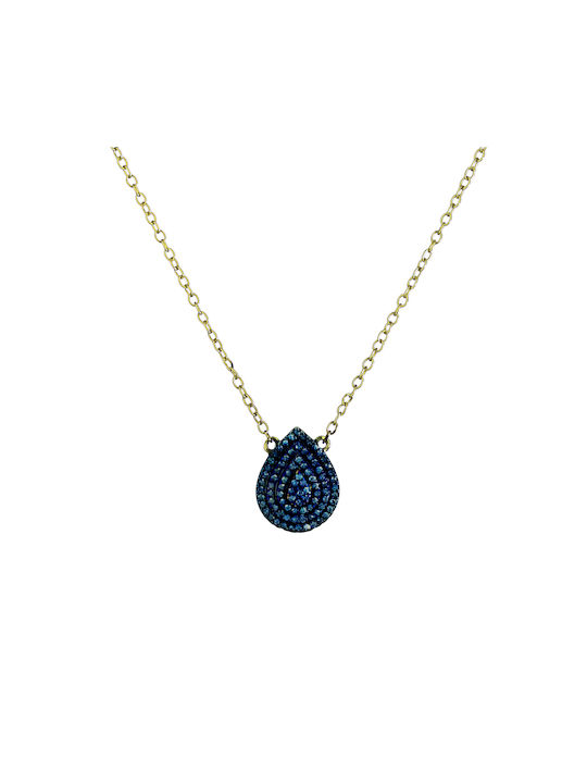 Necklace from Gold 14K with Diamond