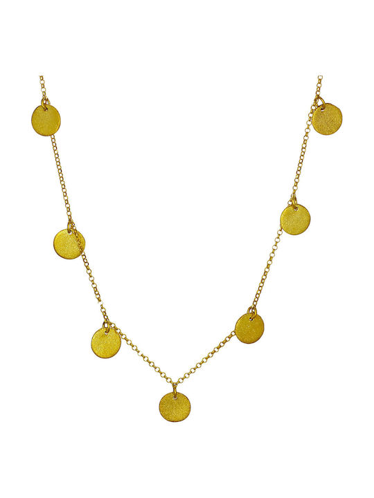 Necklace from Gold Plated Silver