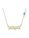 Necklace Mum Gold Plated