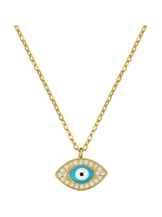 Necklace Eye Gold Plated