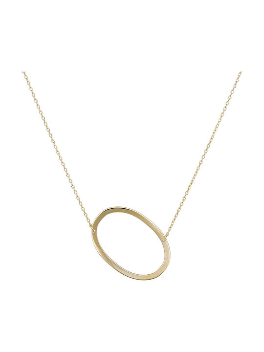 Necklace Monogram from Gold 9 K