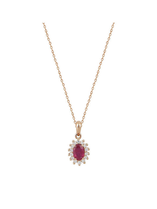 Savvidis Necklace with Pink Gold Plating