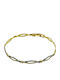 Bracelet Chain made of Gold 14K with Zircon