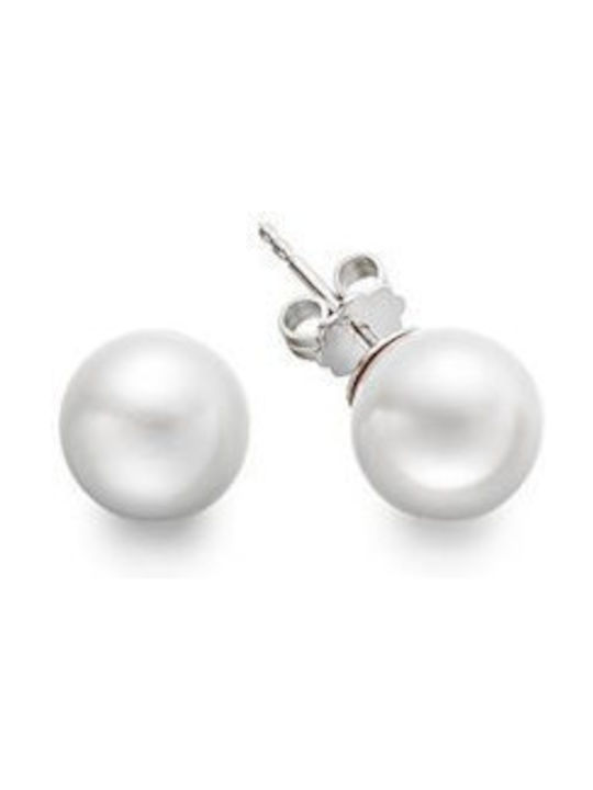 Earrings made of Silver with Pearls