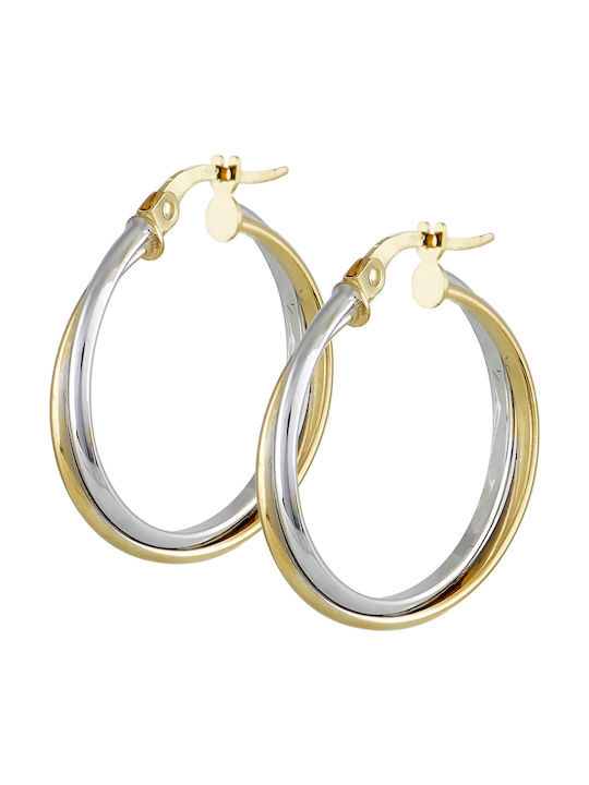 Earrings Hoops made of Platinum