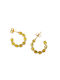 Earrings Hoops made of Steel Gold Plated