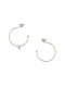 Earrings Hoops made of Silver