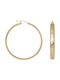 Earrings Hoops made of Gold 14K