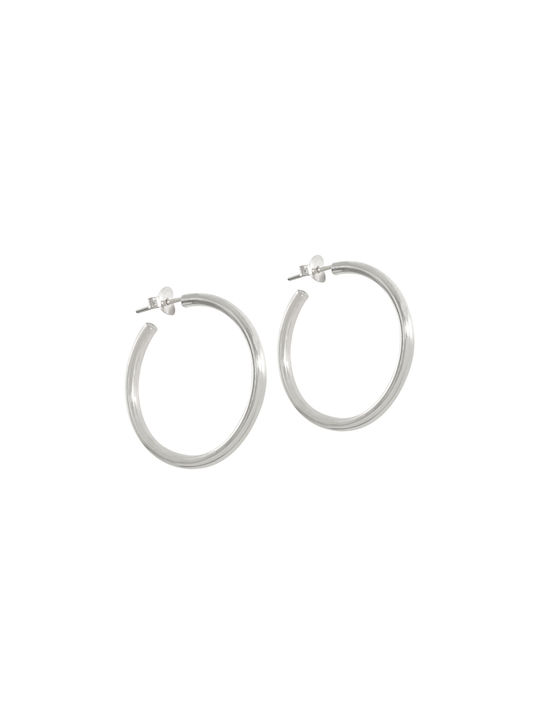 Earrings Hoops made of Silver