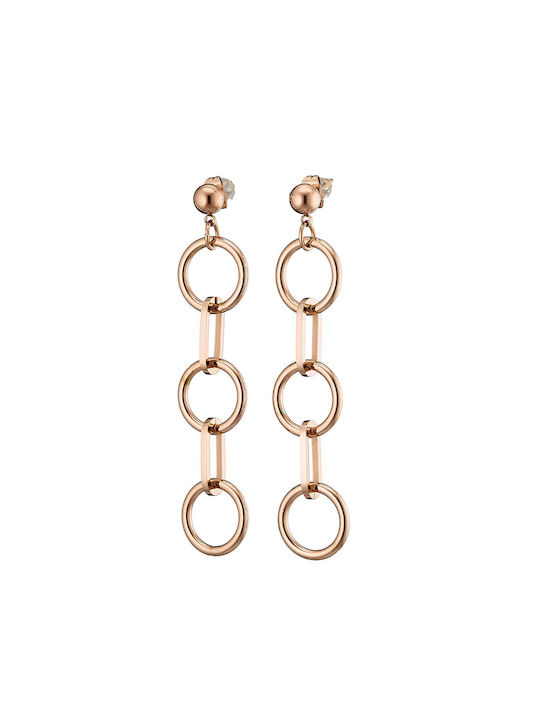 Earrings made of Steel Gold Plated