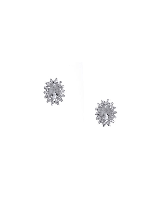 Earrings made of Platinum with Diamond