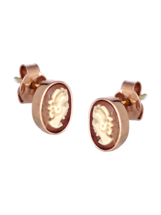 Earrings made of Pink Gold