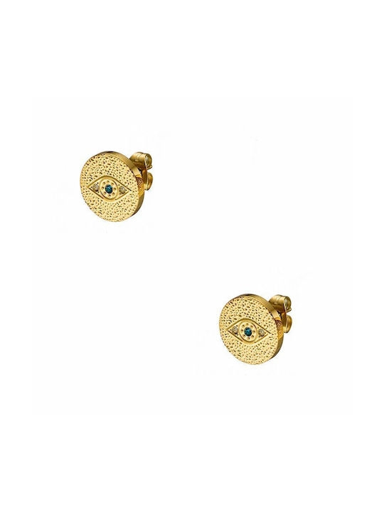 Earrings made of Steel Gold Plated