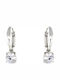Kosmima1 Cercei din White Gold cu Pietre