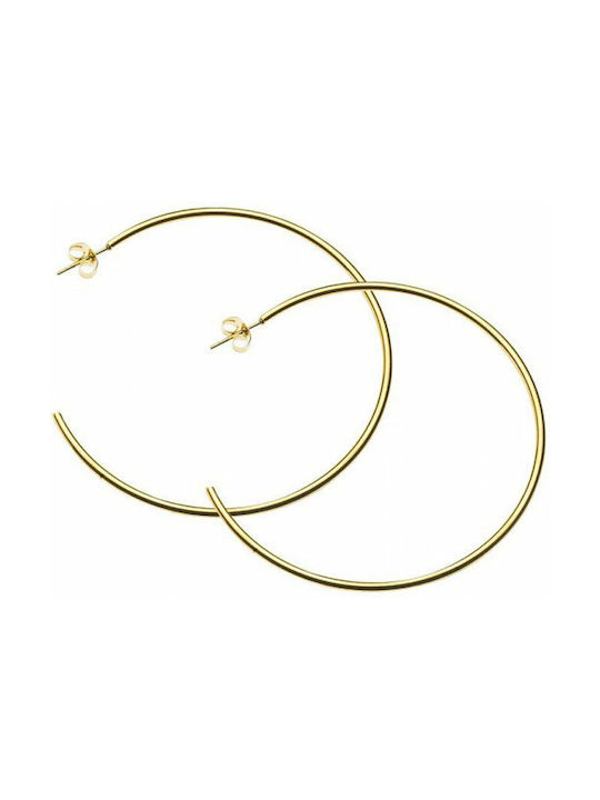 Earrings Hoops made of Steel Gold Plated