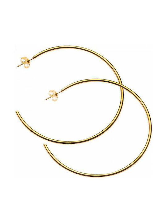 Earrings Hoops made of Steel Gold Plated