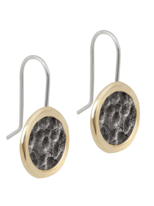 Silverline Earrings made of Silver Gold Plated