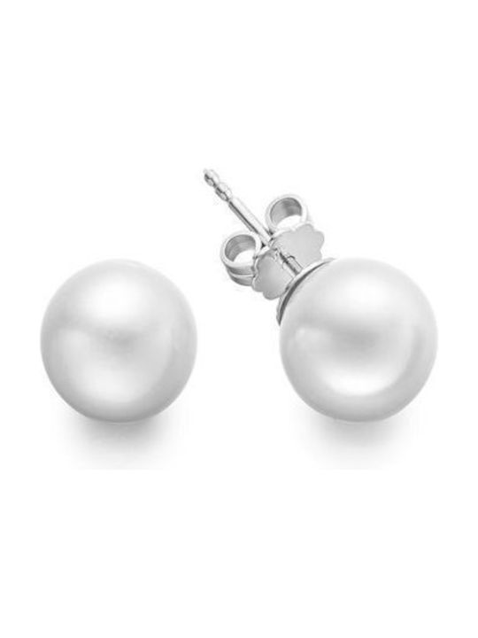 Earrings made of Silver with Pearls