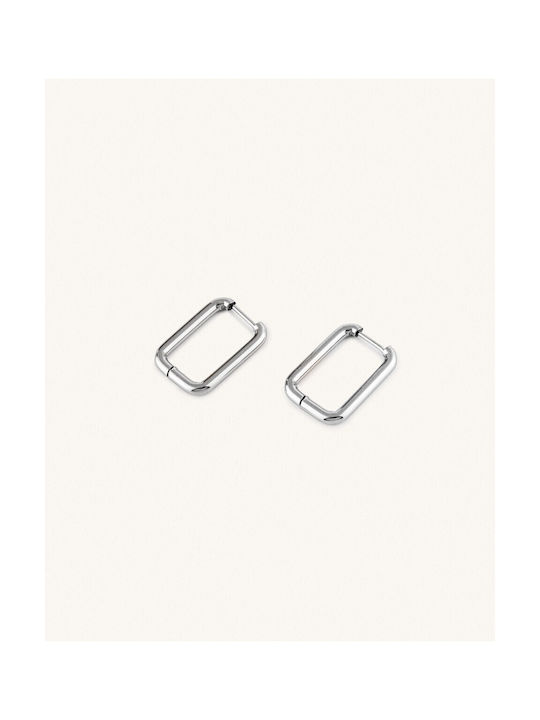 Earrings Hoops made of Steel