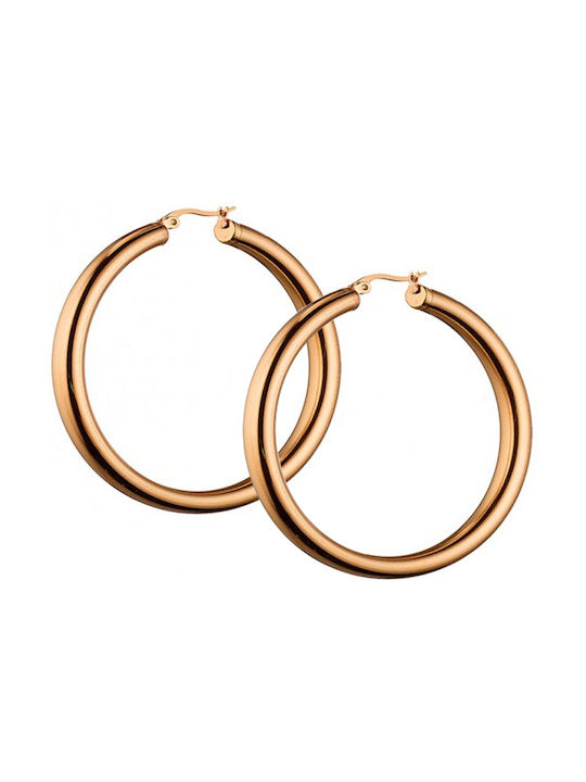 SOFI Earrings Hoops made of Steel Gold Plated